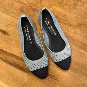 Vince Camuto Washable Pointed Toe Ballet Flats Size 6.5